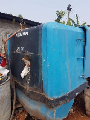 ปั้มลม AIRMAN PDS655S turbo