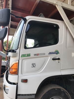 ขาย HINO 344 พ่วงแม่ลูก กระบะเหล็กสามมิตร รถปี 57