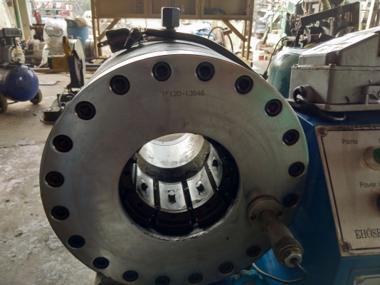 เครื่องอัดสายไฮดรอลิกสสยๆพร้อมใช้ขายถูก