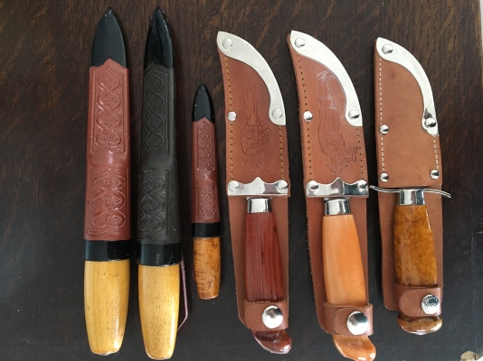 มีดพกเดินป่า ยี่ห้อ MORA ของสวีเดน เก่าเก็บ