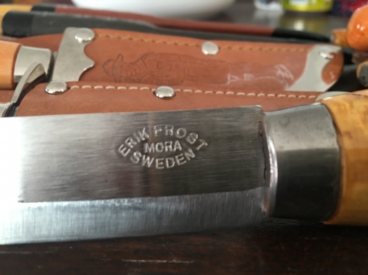 มีดพกเดินป่า ยี่ห้อ MORA ของสวีเดน เก่าเก็บ