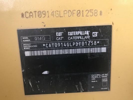 ขายรถตักล้อยาง CAT 914 USA เครื่องดี ปั้มดี ยางใหม่