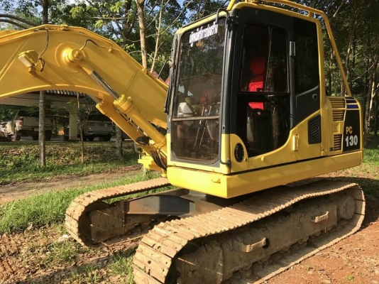 ขายรถแบ็คโฮ KOMATSU PC130-8 รถมือสองญี่ปุ่น ผ่านการใช้งานในไทย ใช้งานเพียง 4 พันชั่วโมง