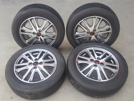 ขายล้อ TOYOTA TRD V1 ขอบ15 พร้อมยาง ปี16  4 ล้อ