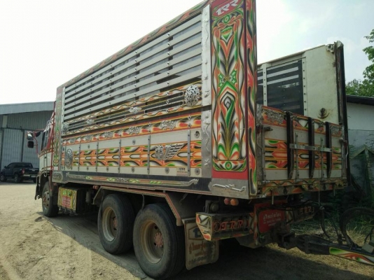 Hino 344 แรง ปี 57 แม่ลูกดัมพ์อู่ไทยรุ่งเรือง ใส่ของได้ 29.7 ตัน ไมล์แท้ 270,000 โล เดิมๆบางๆทุกจุด วิ่งอาหารสัตว์ ยางดี ทะเบียนพร้อม