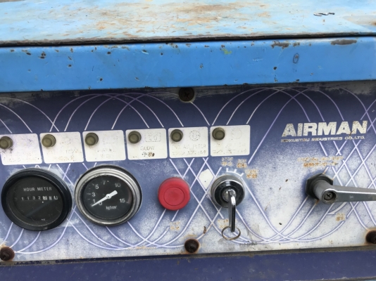 PDS90S เครื่องปั๊มลม Airman 7 บาร์ 90cfm นำเข้าจากญี่ปุ่น ติดต่อ ใหม่ 089-7945153