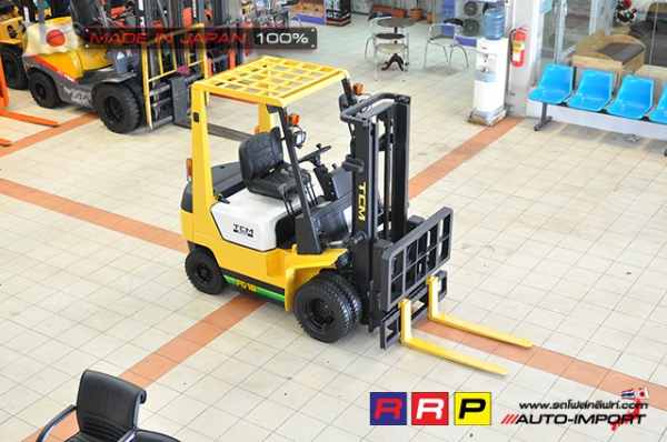 ขายรถโฟล์คลิฟท์มือสอง TCM รุ่น FHD18Z7-11M02193 นำเข้าจากประเทศญี่ปุ่น 100\% ไม่เคยใช้งานในไทย