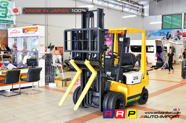 ขายรถโฟล์คลิฟท์มือสอง TCM รุ่น FHD18Z7-11M02193 นำเข้าจากประเทศญี่ปุ่น 100\% ไม่เคยใช้งานในไทย