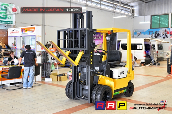 ขายรถโฟล์คลิฟท์มือสอง TCM รุ่น FHD18Z7-11M02193 นำเข้าจากประเทศญี่ปุ่น 100\% ไม่เคยใช้งานในไทย