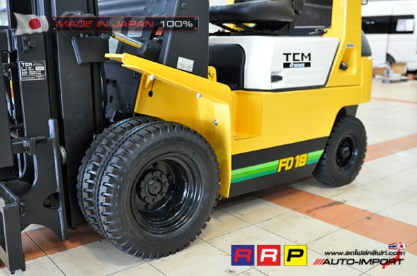 ขายรถโฟล์คลิฟท์มือสอง TCM รุ่น FHD18Z7-11M02193 นำเข้าจากประเทศญี่ปุ่น 100\% ไม่เคยใช้งานในไทย