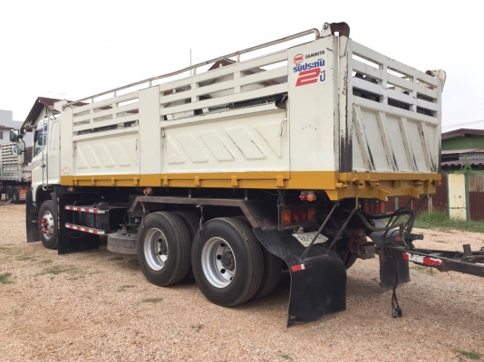 HINO 380 แรง ปลายปี 53 เฟืองช้า แม่ลูกดัมพ์สามมิตร รถวิ่งวัสดุก่อสร้างอย่างเดียว สภาพเดิมๆ ยางดี ทะเบียนพร้อม