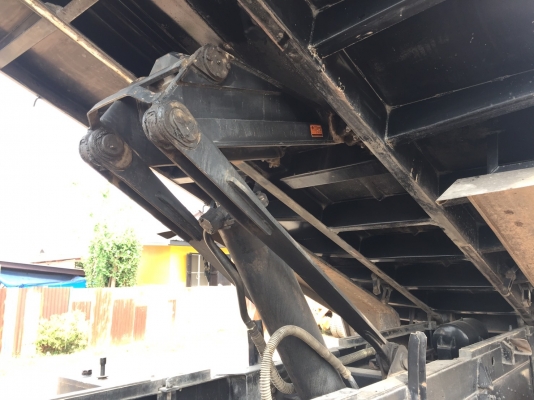 HINO 380 แรง ปลายปี 53 เฟืองช้า แม่ลูกดัมพ์สามมิตร รถวิ่งวัสดุก่อสร้างอย่างเดียว สภาพเดิมๆ ยางดี ทะเบียนพร้อม