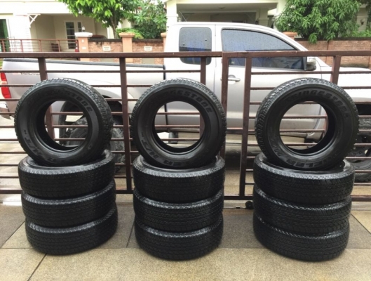 ยาง Bridgestone 245 70 16 ปลายปี17 มีให้เลือก3ชุด ดอกเต็ม เนื้อนิ่มๆ ใช้ยาว ราคาไม่แพง