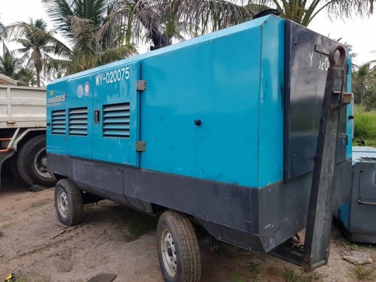 PDSF530S-เครื่องปั๊มลม 10bar ุ 530cfm. เครื่องยนต์ Hino JO8C นำเข้าจากญี่ปุ่น by OEK