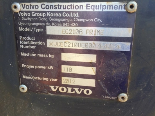 VOLVO EC210B