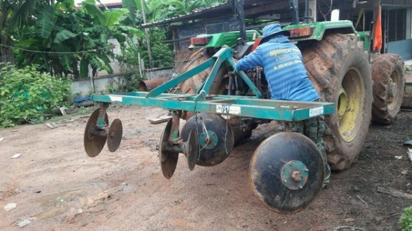 ผานยกร่องมัน ร่องคู่