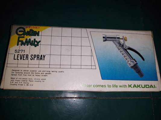 ขายที่รดน้ำต้นไม้ทองเหลืองชุมโครมเมียมMADE IN JAPAN.