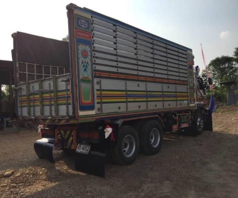 HINO FM2P เครื่อง P11C-300 แรง  พ่วงแม่ลูกดั้มพ์เกษตรมิเนียม อู่ ซุนชัย รถปี 46 HINO FM2P เครื่อง P11C-300 แรง  พ่วงแม่ลูกดั้มพ์เกษตรมิเนียม อู่ ซุนชัย รถปี 46