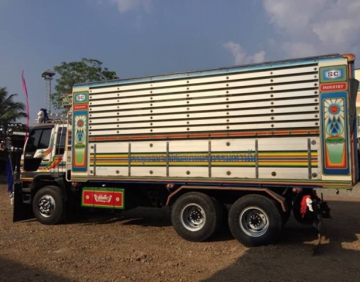 HINO FM2P เครื่อง P11C-300 แรง  พ่วงแม่ลูกดั้มพ์เกษตรมิเนียม อู่ ซุนชัย รถปี 46 HINO FM2P เครื่อง P11C-300 แรง  พ่วงแม่ลูกดั้มพ์เกษตรมิเนียม อู่ ซุนชัย รถปี 46