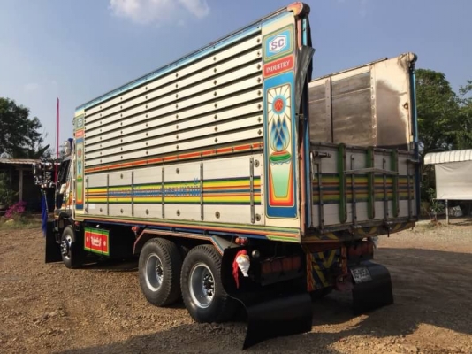 HINO FM2P เครื่อง P11C-300 แรง  พ่วงแม่ลูกดั้มพ์เกษตรมิเนียม อู่ ซุนชัย รถปี 46 HINO FM2P เครื่อง P11C-300 แรง  พ่วงแม่ลูกดั้มพ์เกษตรมิเนียม อู่ ซุนชัย รถปี 46