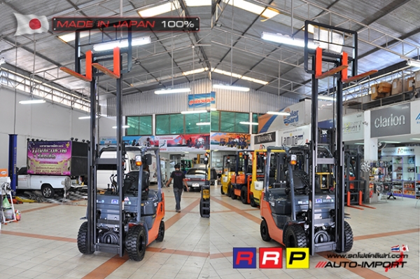 ขายรถโฟล์คลิฟท์มือสอง TOYOTA รุ่น 8FGL15-13669 นำเข้าจากประเทศญี่ปุ่น 100\% ไม่เคยใช้งานในไทย