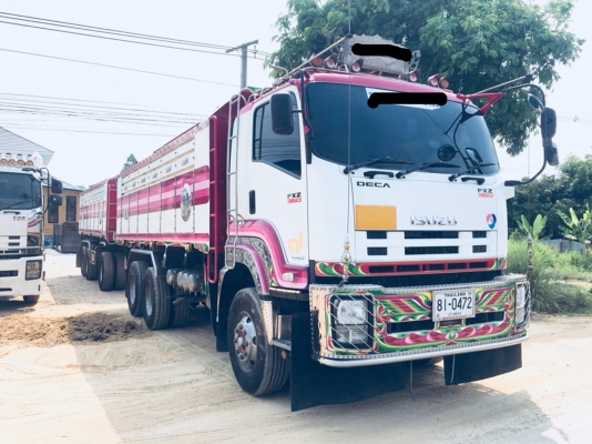 Isuzu 360 แรง ปี 57 เฟืองเร็ว ไมล์สองแสน ยางดี แม่ลูกดัมพ์อุ่สหะกิจ สวยเดิมพร้อมใช้งาน รถไม่เคยแบกน้ำหนัก
