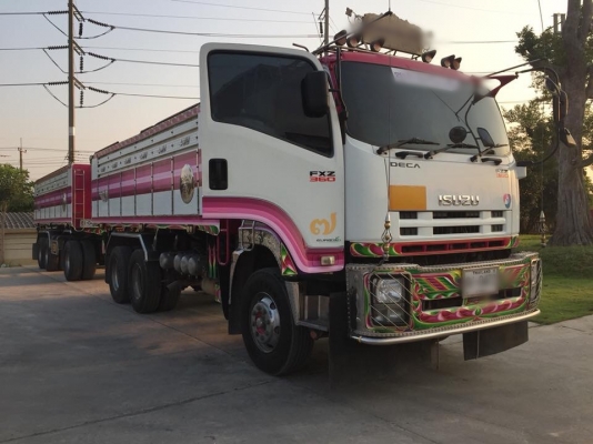 Isuzu 360 แรง ปี 57 เฟืองเร็ว ไมล์สองแสน ยางดี แม่ลูกดัมพ์อุ่สหะกิจ สวยเดิมพร้อมใช้งาน รถไม่เคยแบกน้ำหนัก