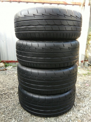 ขายยาง 225/55R17 บริดจสโตน โพเทนซ่า RE003 ปลายปี15 ดอกยางหนาสดสวยเท่ากัน ชุดละ 3900 บาท