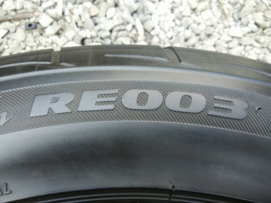 ขายยาง 225/55R17 บริดจสโตน โพเทนซ่า RE003 ปลายปี15 ดอกยางหนาสดสวยเท่ากัน ชุดละ 3900 บาท