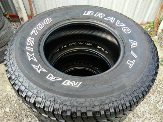 ขายยาง 265/70R16 MAXXIS BARVO A/T ปี16 ดอกยางเต็มสวยสดไม่แตกลายไม่ปะใช้งานกันยาวๆ ชุดละ 6500 บาท