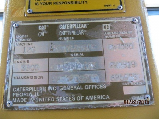 รถเกรด CAT 12G 61M Series,9582Hr.รถนอกนำเข้า จากญี่ปุ่นสภาพดีมากครับ ติดต่อ มานะ  085-9049669