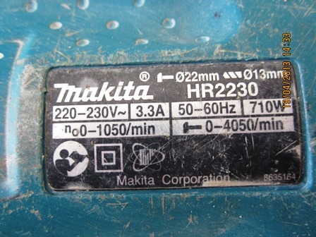 สว่านโรตารี่2ระบบ Makita HR2230 สภาพดี ของแท้ๆถูกๆ มายกกล่องครับ