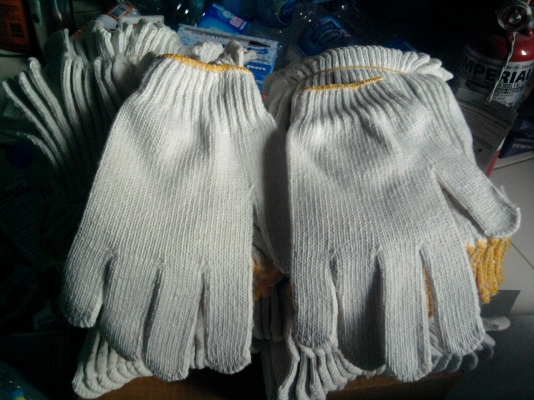 ถุงมือผ้าขนาด 7 ขีด