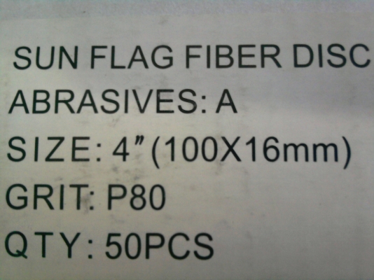 ใบขัดกระดาษทราย 4 นิ้ว