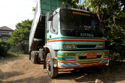 10ล้อดั้มISUZU DECA270 URO1ปี40 มีระบบลากลูก รถสวยพร้อมใช้