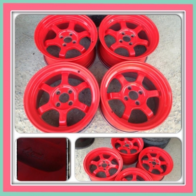 ขายแม็กมือ2 TE37V (K-Speed)ขอบ15 กว้าง 8 ราคา 9500 บาทถูก