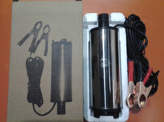 ปั๊มดูดน้ำมันใช้ไฟแบตเตอรี่ 12 V จากถัง 200 ลิตร ถัง 18 ลิตร