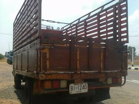 ISUZU NPR 115 HP 4BD1 ปี 36 แก้มเหลือง กระบะคอกไม้ทรงสวยความยาว 4.30 เมตร ช่วงล่างใหญ่ติด F หน้า F หลังครบพร้อม เครื่องแห้งแรงดี หัวเก๋งสีบางเดิมภายในสวย เกียร์สั้น ช่วงล่างคัชซีสวยไม่มีดาม ยางสภาพดี 70\% เอกสารทะเบียนภาษีครบพร้อมโอน ราคาต่อรองได้ครับ