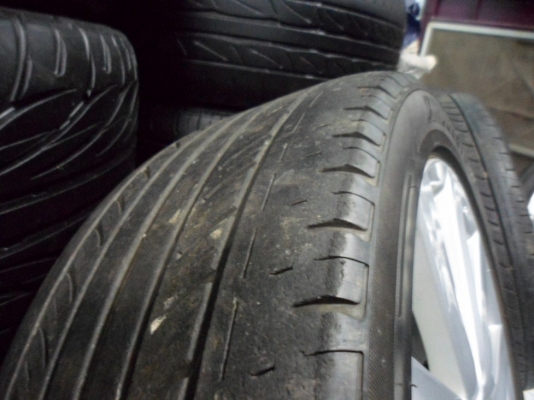 ล้อ18"พร้อมยาง*ญี่ปุ่นแท้ทั้งset *ตัวนอกmasda3+ยาง225/45/18 ใส่5x114,กว้าง7"of52 ของลงมาสดๆหัวค่ำนี้เอง