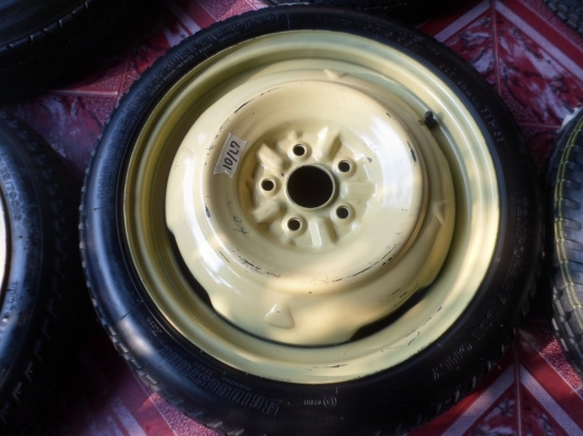 ล้ออะไหล่ญี่ปุ่นเหลืองบาง14"15"16"17" ใส่4-5รู สีเหลือง,ดำ,ส้ม,แดง" (เริ่มวงละ900บ.)