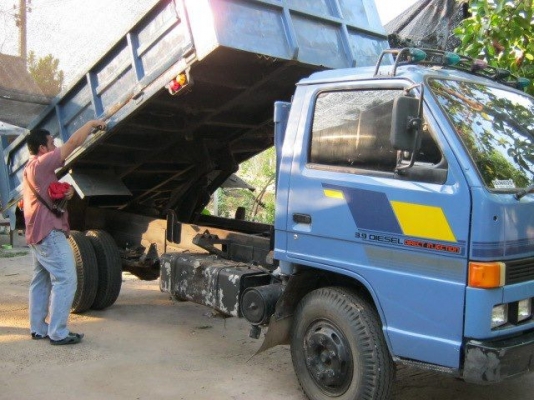 ฝากขาย   รถบรรทุก(ยกดั้มได้) ยี่ห้อisuzu รุ่น NPR59LU5F  สีฟ้า