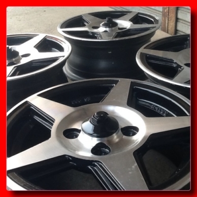 ขายแม็กขอบ13 4รู100 กว้าง5.5 ครบชุด4วง