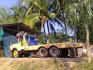 ขายรถเทเลอร์หัวยาวสิบล้อบรรทุกแม็คโค