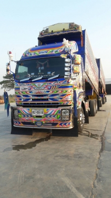 พ่วง 22 ล้อ ISUZU FXZ 360 ปลายปี 55 กระบะมิเนียม - ดั้ม อู่ ไทยรุ่งเรือง ใส่ของได้ 29 ตันกว่า สภาพสวยพร้อมใช้ ราคา 2,780,000