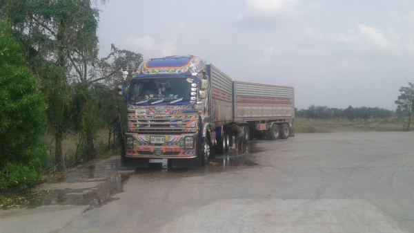 พ่วง 22 ล้อ ISUZU FXZ 360 ปลายปี 55 กระบะมิเนียม - ดั้ม อู่ ไทยรุ่งเรือง ใส่ของได้ 29 ตันกว่า สภาพสวยพร้อมใช้ ราคา 2,780,000