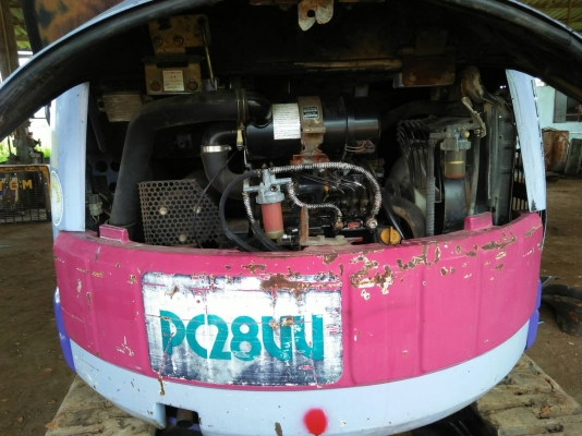 ขายรถขุดขนาดเล็ก  ยี่ห้อ KOMATSUรุ่น    PC28UU2 E สภาพเดิมๆเก่านอก/แทรคยาง ใช้งานได้จริงขายราคาถูก สนใจ089-2619445