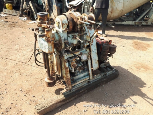 ขาย เครื่องเจาะดิน เจาะหิน ระเบิดหิน เจาะบาดาล คูโบต้า เก่าญี่ปุ่น มีวินสลิงลากของในตัว พร้อมใช้