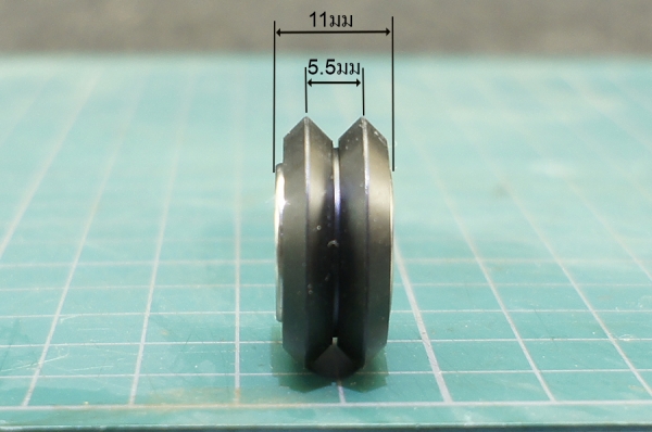 ล้อร่องตัววี สำหรับใช้กับอลูมิเนียมโปรไฟล์