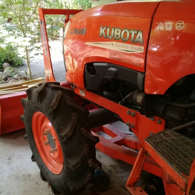 ขายรถไถมือเดียวออกห้าง จอดมา7ปีนี้สวยสด100\%