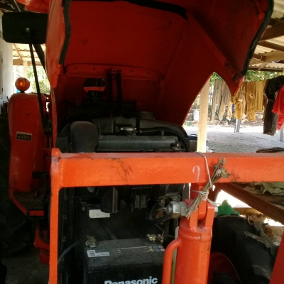 ขายรถไถมือเดียวออกห้าง จอดมา7ปีนี้สวยสด100\%